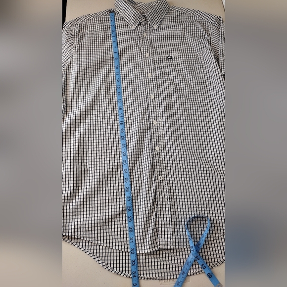 Cinch Men's Gingham Print Western Rodeo Cowboy Casual Button Down Shirt Sz L - Picture 5 of 12